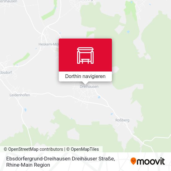 Ebsdorfergrund-Dreihausen Dreihäuser Straße Karte