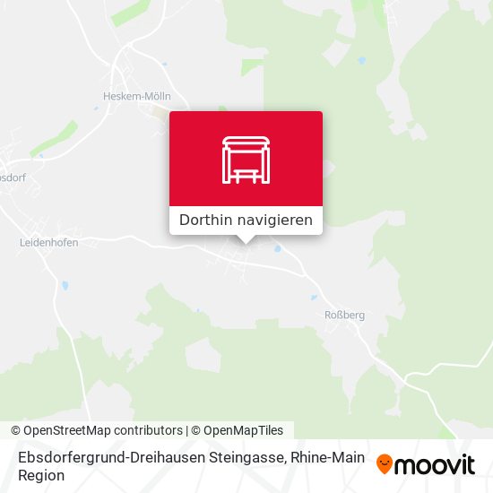 Ebsdorfergrund-Dreihausen Steingasse Karte