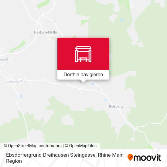 Ebsdorfergrund-Dreihausen Steingasse Karte