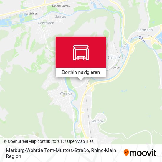 Marburg-Wehrda Tom-Mutters-Straße Karte