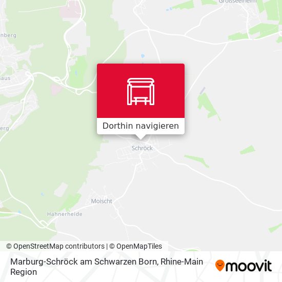 Marburg-Schröck am Schwarzen Born Karte