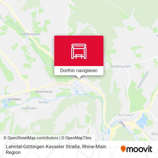 Lahntal-Göttingen Kasseler Straße Karte