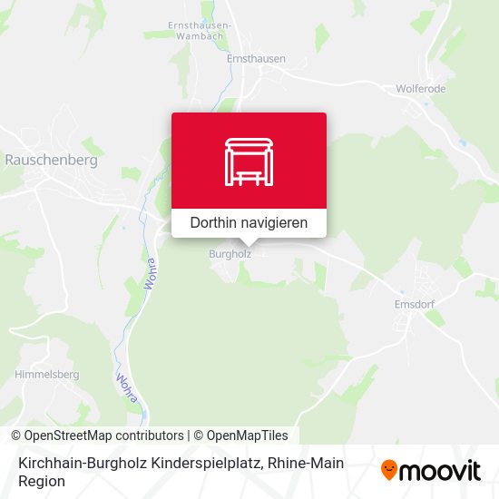 Kirchhain-Burgholz Kinderspielplatz Karte