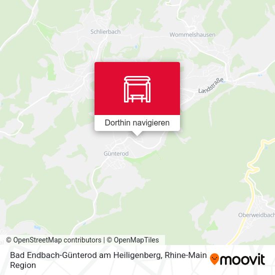 Bad Endbach-Günterod am Heiligenberg Karte