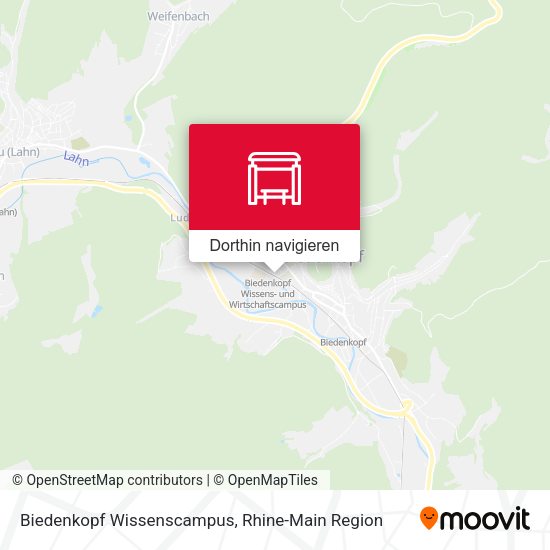 Biedenkopf Wissenscampus Karte