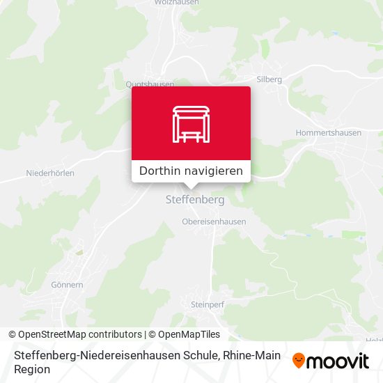 Steffenberg-Niedereisenhausen Schule Karte