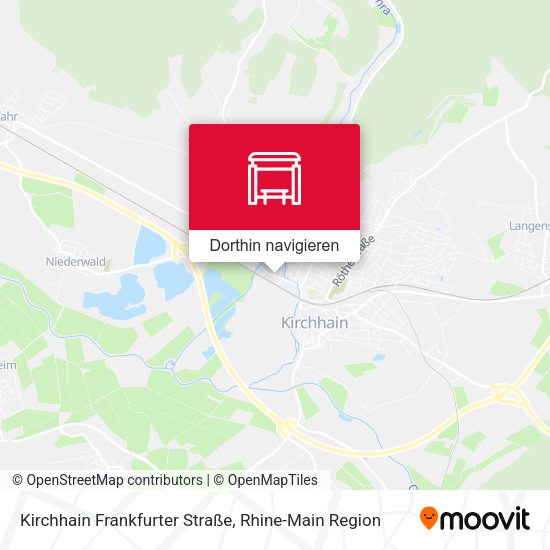 Kirchhain Frankfurter Straße Karte
