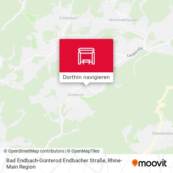 Bad Endbach-Günterod Endbacher Straße Karte