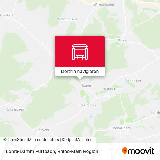 Lohra-Damm Furtbach Karte