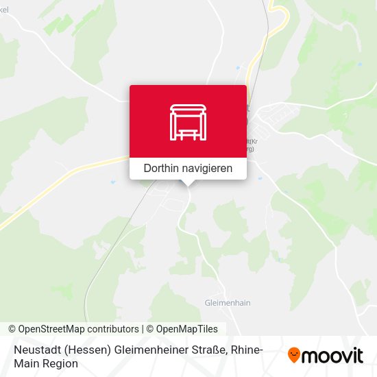 Neustadt (Hessen) Gleimenheiner Straße Karte