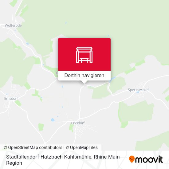 Stadtallendorf-Hatzbach Kahlsmühle Karte
