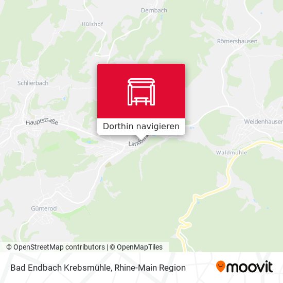 Bad Endbach Krebsmühle Karte