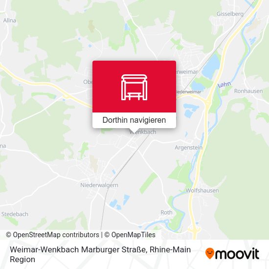 Weimar-Wenkbach Marburger Straße Karte