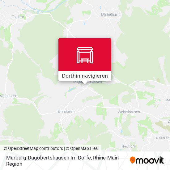 Marburg-Dagobertshausen Im Dorfe Karte