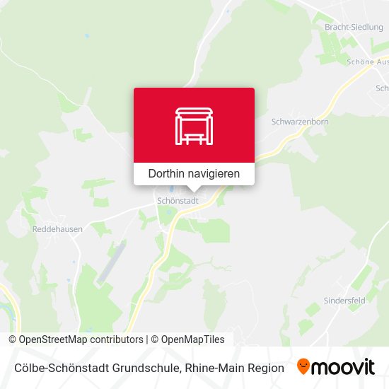 Cölbe-Schönstadt Grundschule Karte