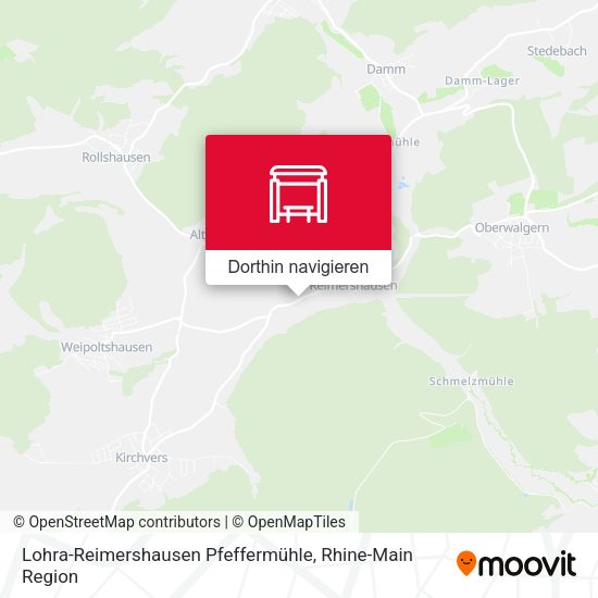Lohra-Reimershausen Pfeffermühle Karte