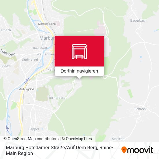 Marburg Potsdamer Straße / Auf Dem Berg Karte