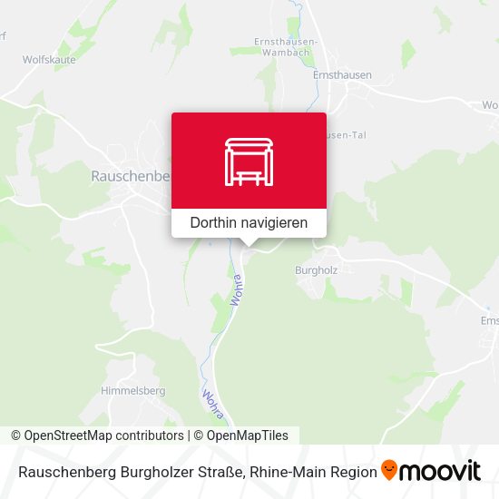 Rauschenberg Burgholzer Straße Karte