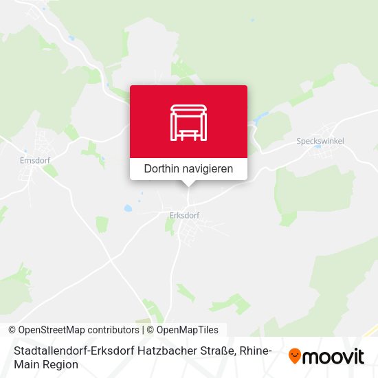 Stadtallendorf-Erksdorf Hatzbacher Straße Karte