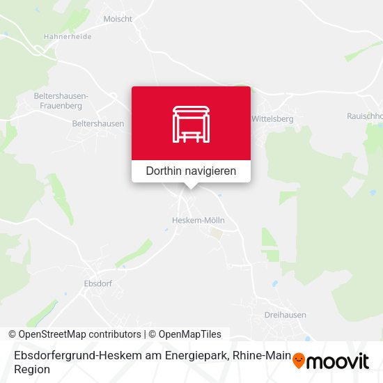 Ebsdorfergrund-Heskem am Energiepark Karte