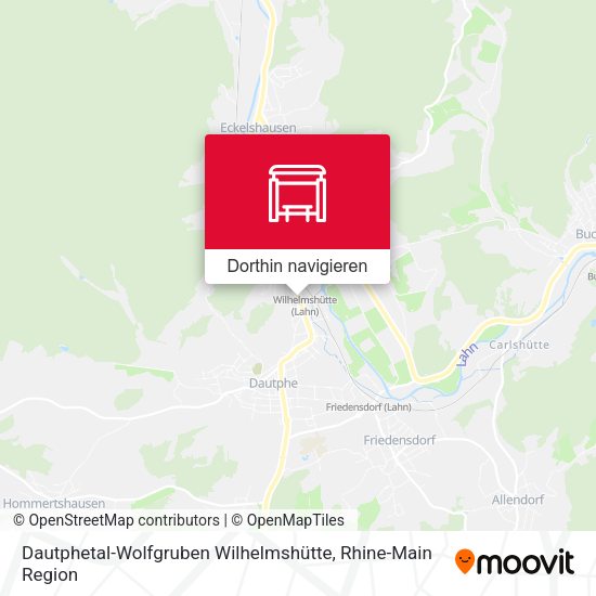 Dautphetal-Wolfgruben Wilhelmshütte Karte