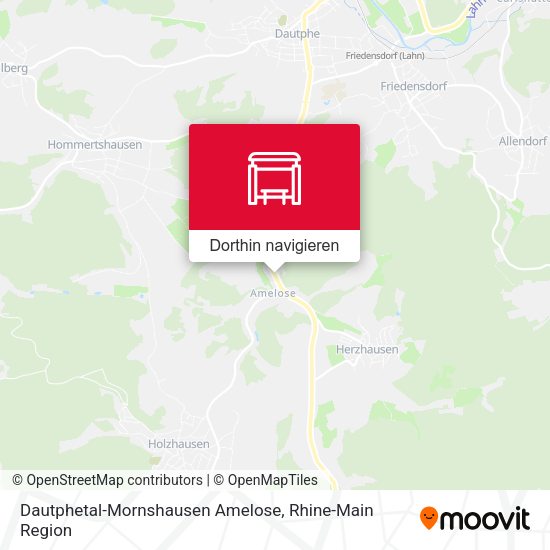 Dautphetal-Mornshausen Amelose Karte