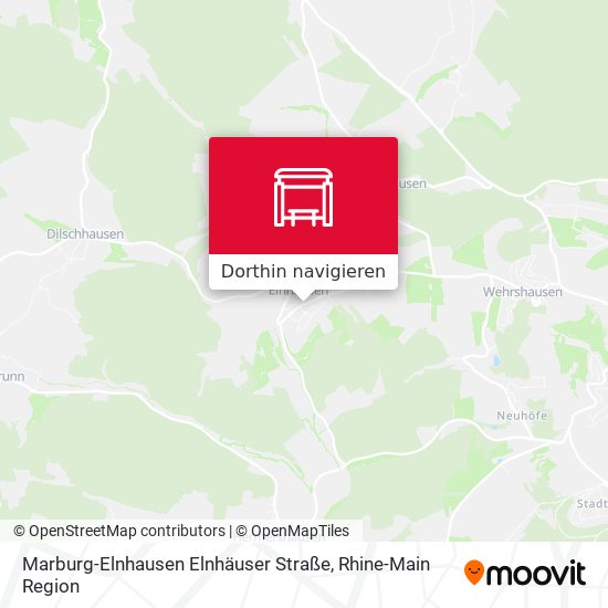 Marburg-Elnhausen Elnhäuser Straße Karte