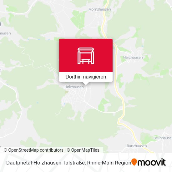 Dautphetal-Holzhausen Talstraße Karte