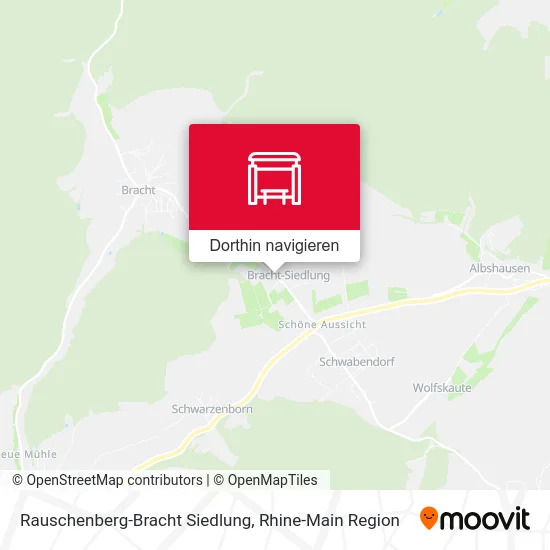 Rauschenberg-Bracht Siedlung Karte