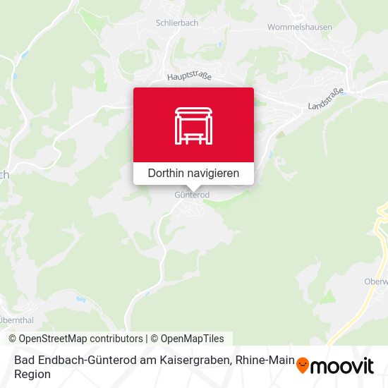 Bad Endbach-Günterod am Kaisergraben Karte