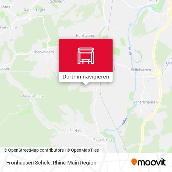 Fronhausen Schule Karte