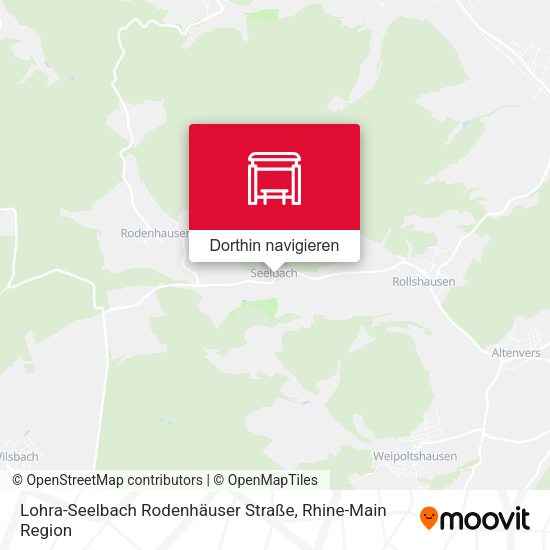 Lohra-Seelbach Rodenhäuser Straße Karte