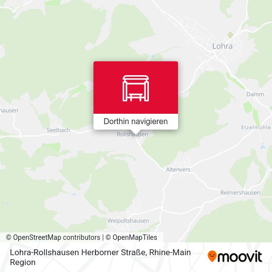 Lohra-Rollshausen Herborner Straße Karte