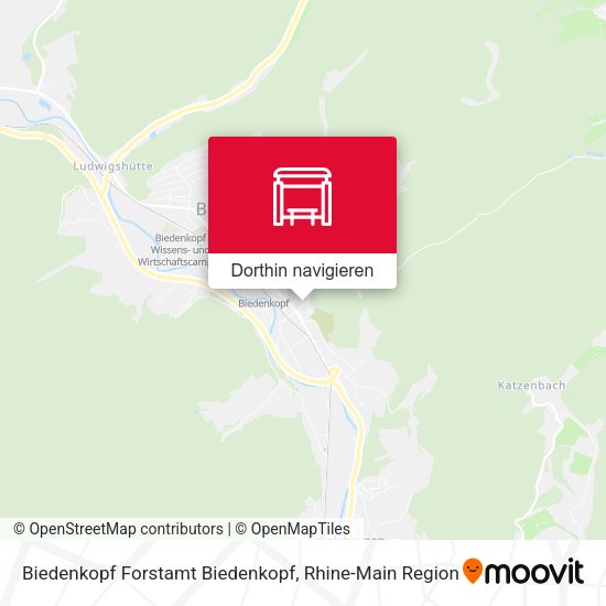 Biedenkopf Forstamt Biedenkopf Karte