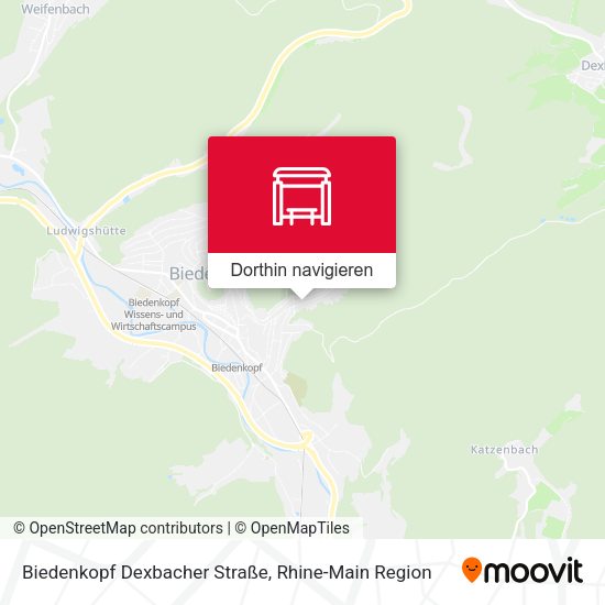 Biedenkopf Dexbacher Straße Karte