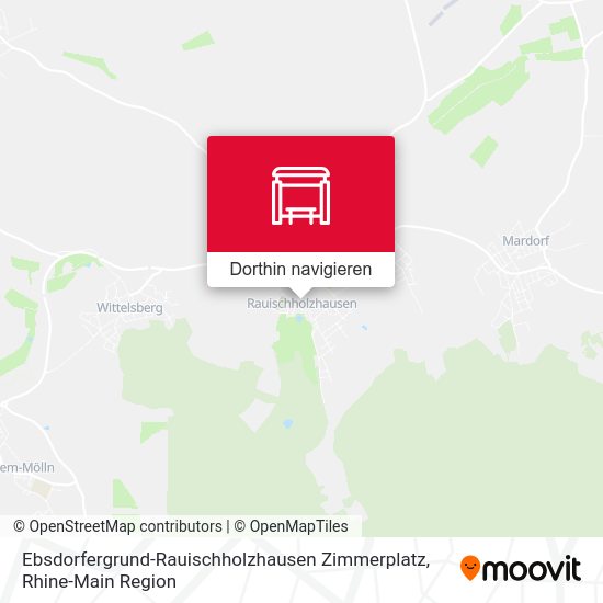 Ebsdorfergrund-Rauischholzhausen Zimmerplatz Karte