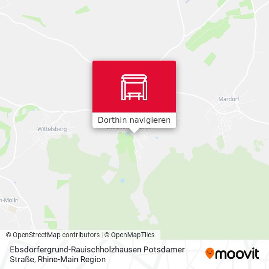 Ebsdorfergrund-Rauischholzhausen Potsdamer Straße Karte