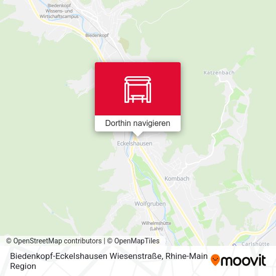 Biedenkopf-Eckelshausen Wiesenstraße Karte