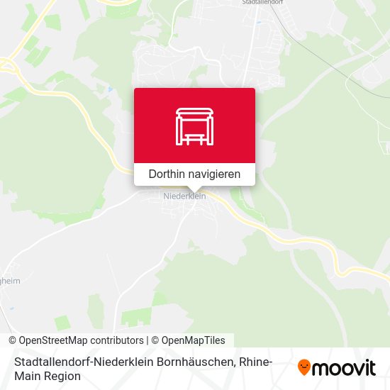 Stadtallendorf-Niederklein Bornhäuschen Karte