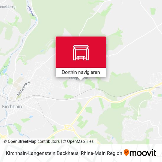 Kirchhain-Langenstein Backhaus Karte