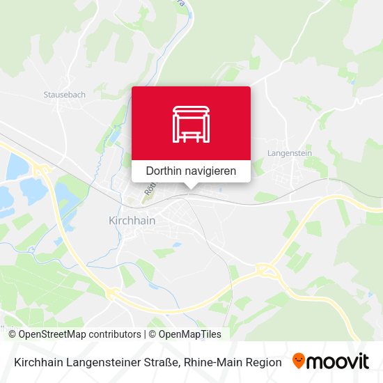 Kirchhain Langensteiner Straße Karte