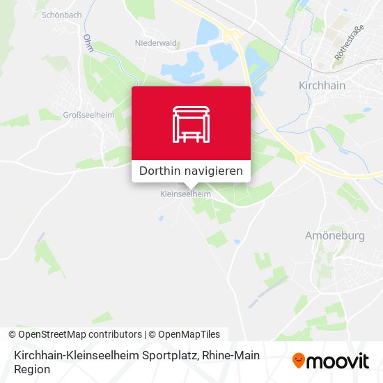 Kirchhain-Kleinseelheim Sportplatz Karte