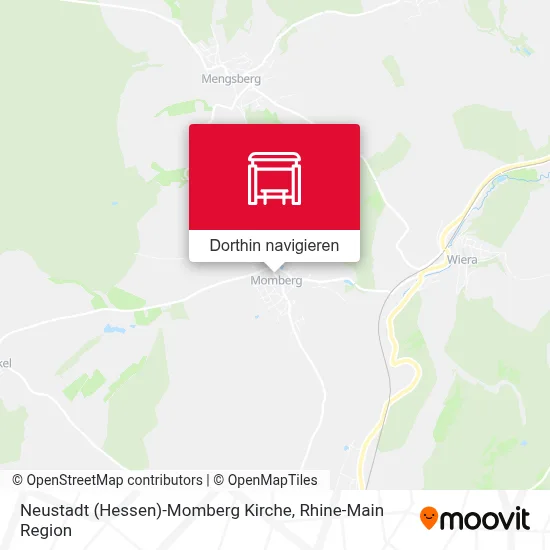 Neustadt (Hessen)-Momberg Kirche Karte