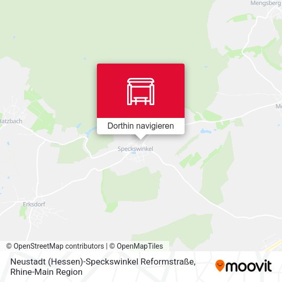 Neustadt (Hessen)-Speckswinkel Reformstraße Karte