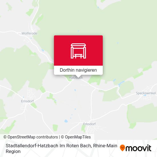 Stadtallendorf-Hatzbach Im Roten Bach Karte