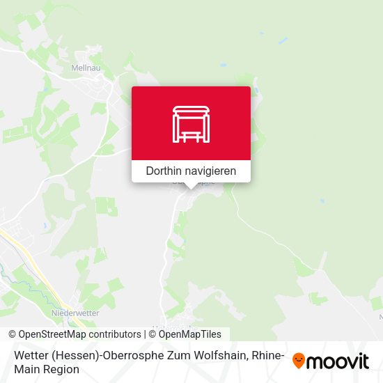 Wetter (Hessen)-Oberrosphe Zum Wolfshain Karte