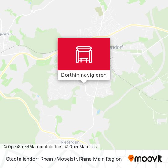 Stadtallendorf Rhein-/Moselstr Karte