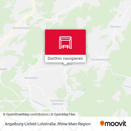 Angelburg-Lixfeld Lohstraße Karte