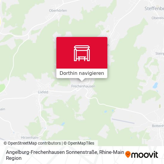 Angelburg-Frechenhausen Sonnenstraße Karte
