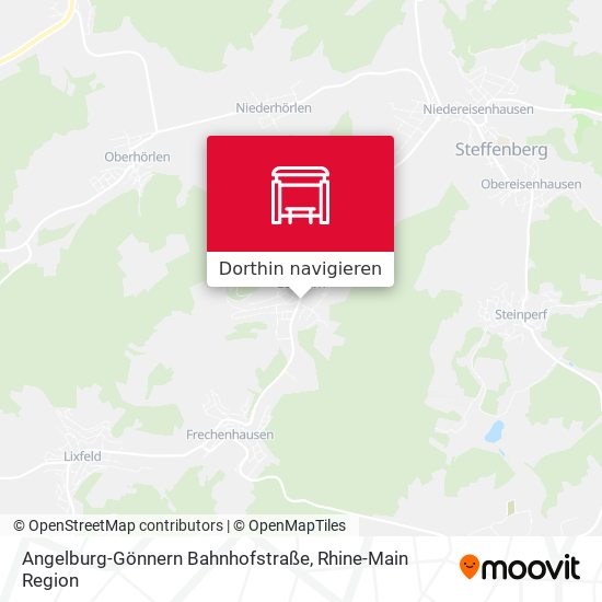 Angelburg-Gönnern Bahnhofstraße Karte